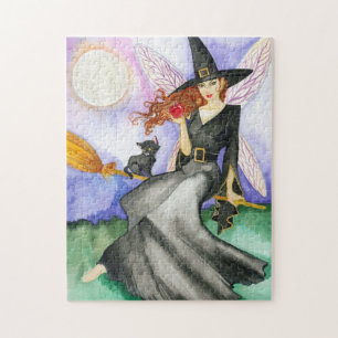 Puzzle La fée de Halloween