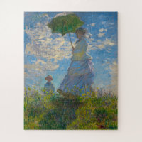 La femme de Monet avec parasol