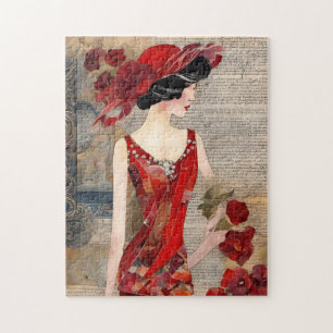 Puzzle La Femme en collier rouge