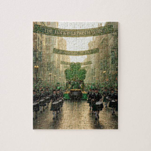 Puzzle La Fête de la Saint-Patrick – Chapeau de lutin cha (Vertical)