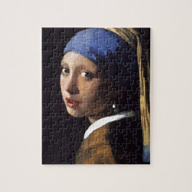 Puzzle La Fille Avec La Perle Qui Épouse (Vertical)
