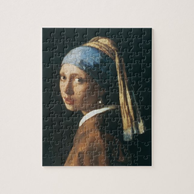 Puzzle La fille avec une boucle d'oreille de perle (Vertical)