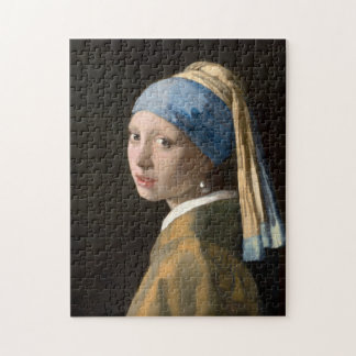Puzzle La fille de Johannes Vermeer avec une oreille perl