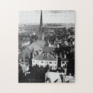 Puzzle La flèche ornementée d'une église à Boston