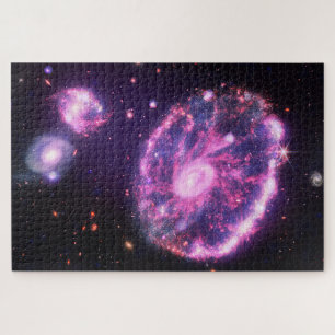 Puzzle La Galaxie des roues motrices   Hubble & JWST