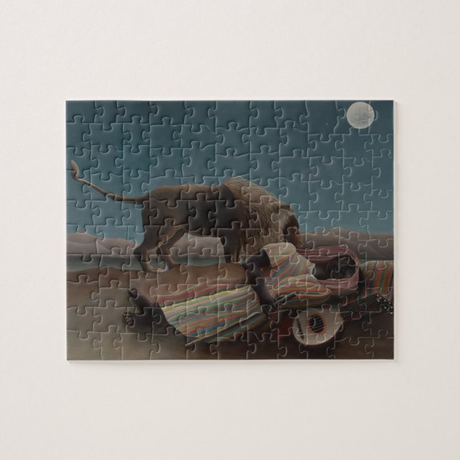Puzzle La Gitane endormie par Henri Rousseau, Art Vintage (Horizontal)