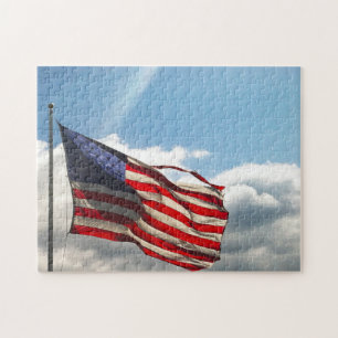 Puzzle La Gloire Ancienne ou le drapeau américain Stars a
