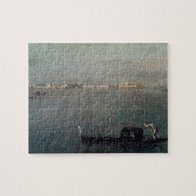 Puzzle La gondole sur la lagune (Horizontal)