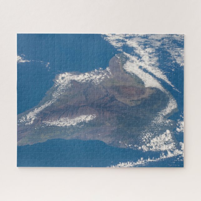 Puzzle La Grande Île D'Hawaï Et Ses Montagnes (Horizontal)