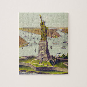 Puzzle La Grande Statue de Bartholdi, Statue de la Libert