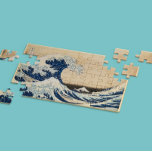 Puzzle La Grande Vague au large de Kanagawa par Hokusai<br><div class="desc">Ce design présente "La Grande Vague au large de Kanagawa" de l'artiste japonais Hokusai.</div>