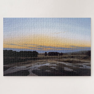 Puzzle La Grosse Gehege près de Dresde : Paysage tranquil