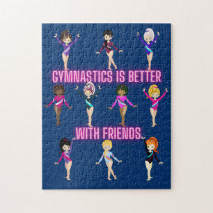 Puzzle La Gymnastique Est Mieux Avec Les Amis