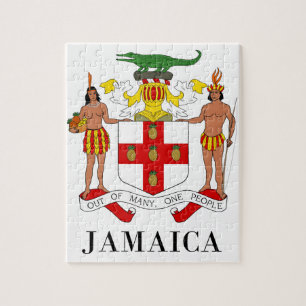 Puzzle La JAMAÏQUE - symbole/manteau des