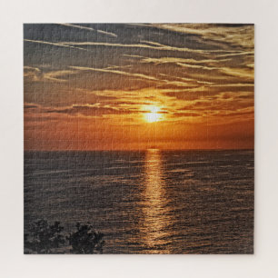 Puzzle La lame du coucher de soleil - 20x20 - 676 pcs.