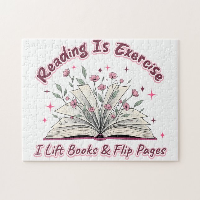 Puzzle La Lecture Est L'Exercice... (Horizontal)