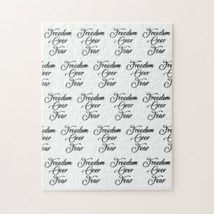 Puzzle La liberté face à la peur