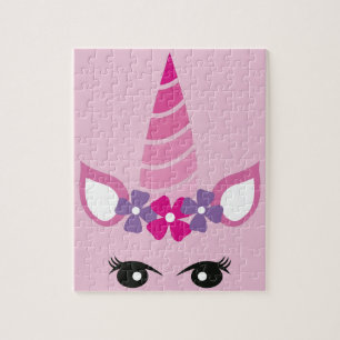 Puzzle La licorne rose