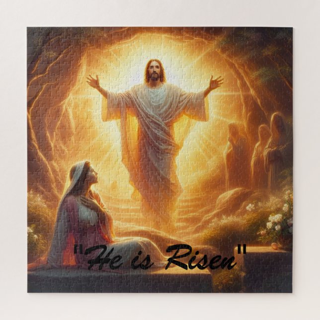 Puzzle La Lumière de la Résurrection : Jésus-Christ se lè (Vertical)