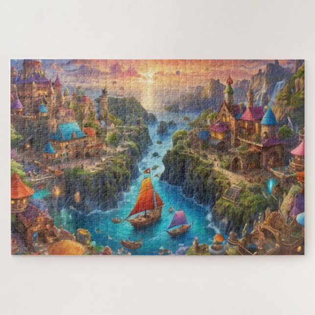 Puzzle La magie de l'Imaginaire royaume (Horizontal)