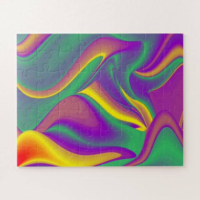 Puzzle La magie des couleurs Abstrait Rainbowart 3D (Horizontal)