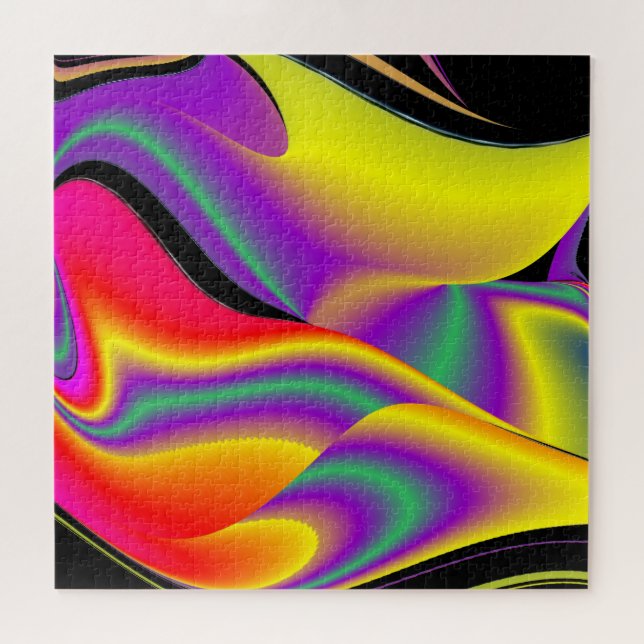 Puzzle La magie des couleurs Abstrait Rainbowart 3D (Horizontal)