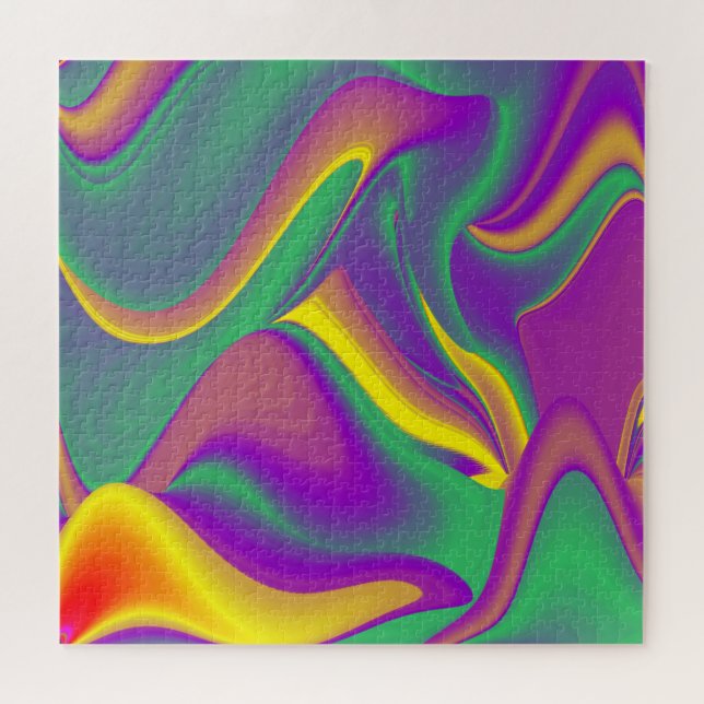 Puzzle La magie des couleurs Abstrait Rainbowart 3D (Horizontal)