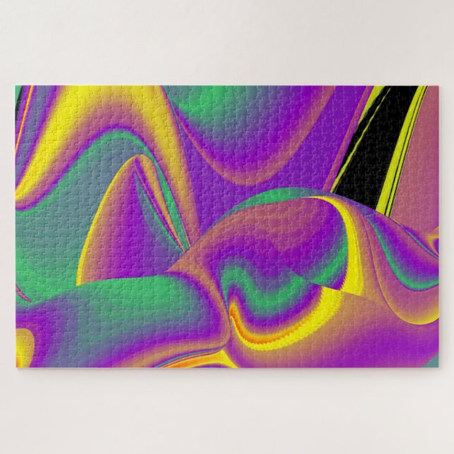 Puzzle La magie des couleurs Abstrait Rainbowart 3D (Horizontal)