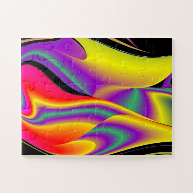 Puzzle La magie des couleurs Abstrait Rainbowart 3D (Horizontal)
