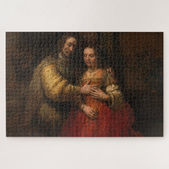 Puzzle La mariée juive (par Rembrandt) (Horizontal)