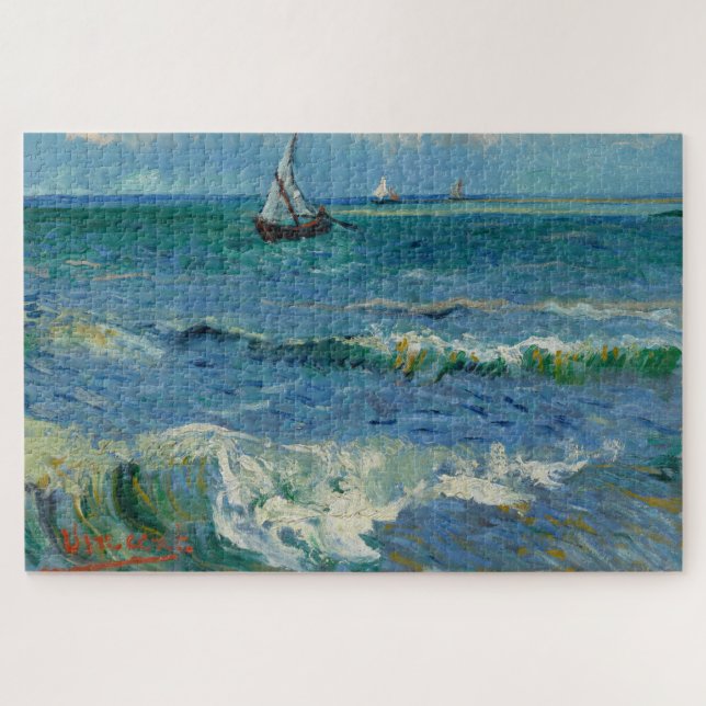 Puzzle La mer aux Saintes Maries de la Mer | Van Gogh (Horizontal)