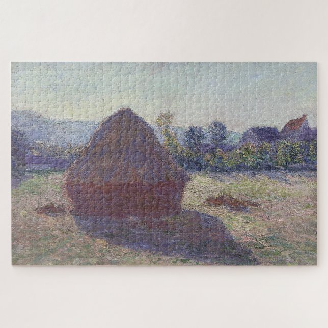 Puzzle La Meule de Claude Monet au soleil couchant (1891) (Horizontal)