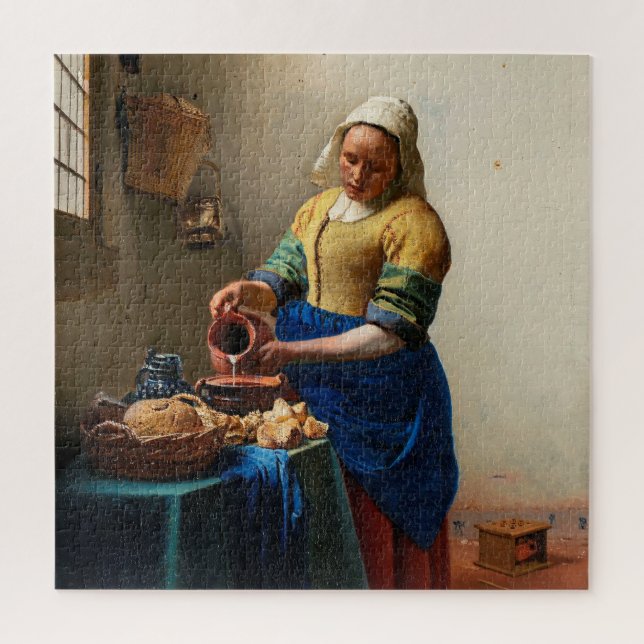 Puzzle La Milkmaid | Johannes Vermeer | (Vertical)