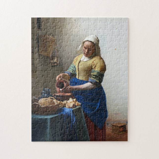 Puzzle La Milkmaid, Johannes Vermeer, 1657-1658 (Vertical)