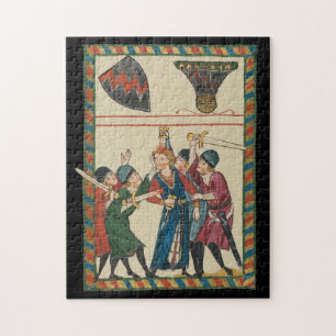 Puzzle La Mort De Reinmar von Brennenberg Art Médiéval