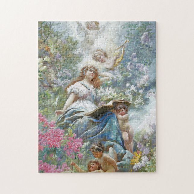 Puzzle La Muse de la Poésie (par Konstantin Makovsky) (Vertical)