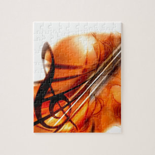 Puzzle La musique a ficelé la danse de destin de violon d