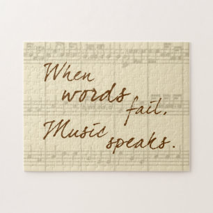 Puzzle La musique parle