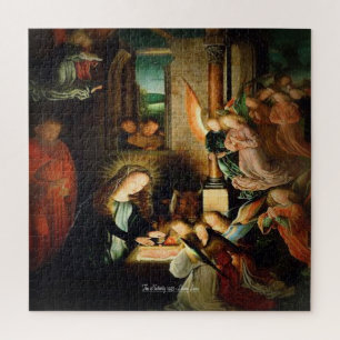 Puzzle La Nativité Écriture 1495