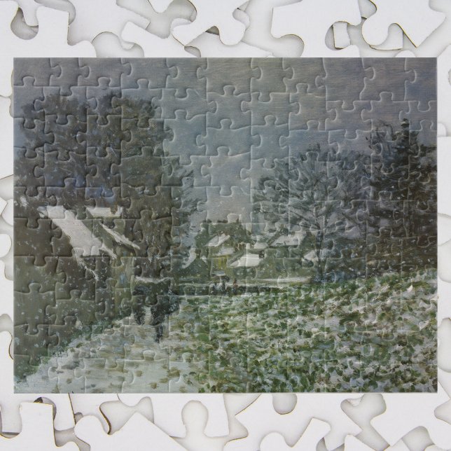 Puzzle La neige à Argenteuil par Claude Monet (Créateur téléchargé)