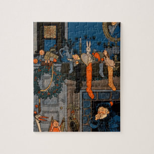 Puzzle La nuit avant Noël, par Denlow, 1903 (colou