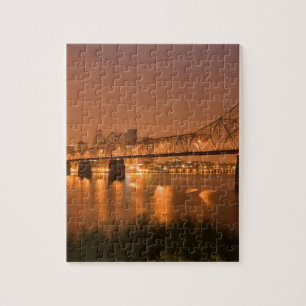 Puzzle La nuit de Louisville Kentucky allume le pont la