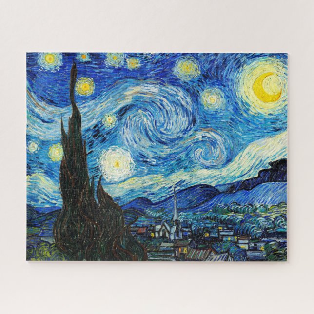Puzzle La nuit étoilée par Vincent Van Gogh (Horizontal)