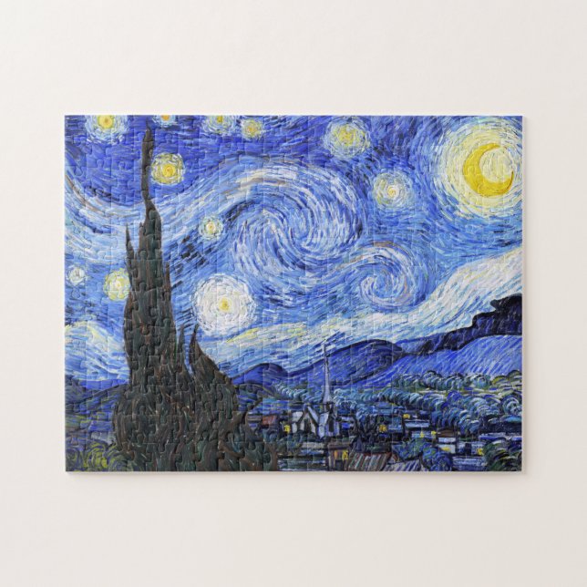 Puzzle La nuit étoilée Van Gogh (Horizontal)
