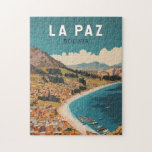 Puzzle La Paz Bolivie Illustration Voyage Art Vintage<br><div class="desc">La Paz conception de déplacement vectoriel rétro. La Paz,  la plus haute capitale du monde,  est une métropole andine animée,  connue pour ses vues époustouflantes sur les montagnes,  ses marchés colorés et son système de téléphérique unique.</div>