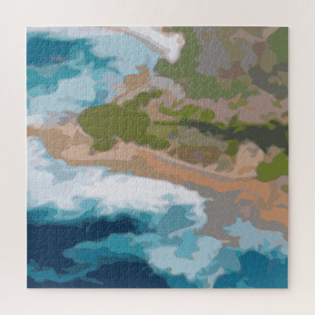 Puzzle La peinture côtière de Californie (Vertical)