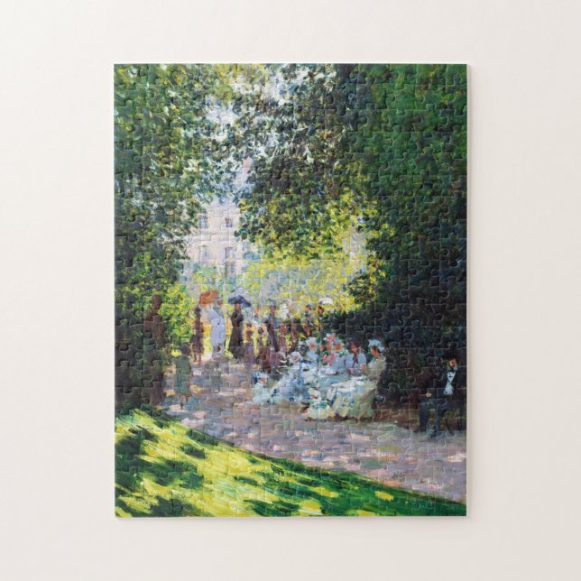 Puzzle La peinture du Parc Monceau Claude Monet (Vertical)