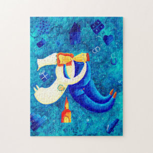 Puzzle La Peinture Mariage Art Contemporain