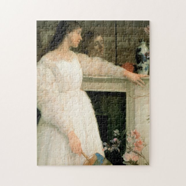 Puzzle La petite fille blanche ; Symphonie en blanc, no 2 (Vertical)
