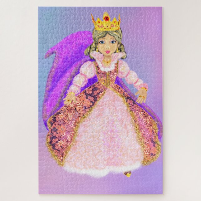 Puzzle La Petite Princesse - Dessin Imaginaire Fairytale (Vertical)